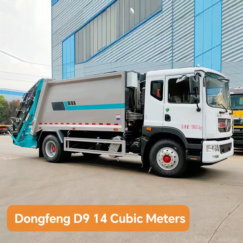 Dongfeng D9 fourteen cubic meter compressed garbage truck