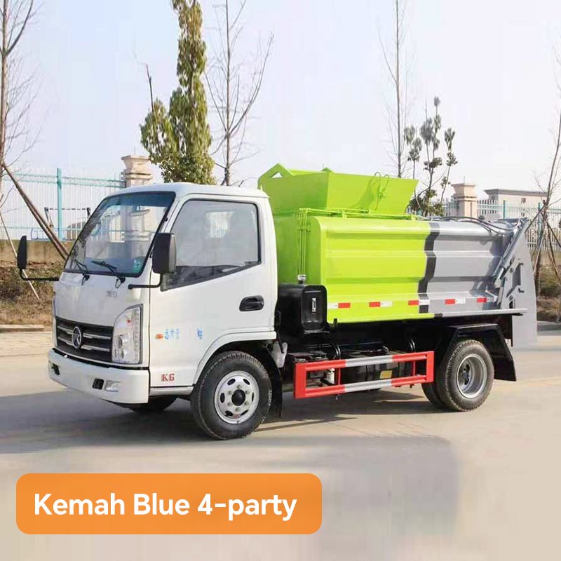 Kemah Blue 4-square-foot Kitchen Waste Truck