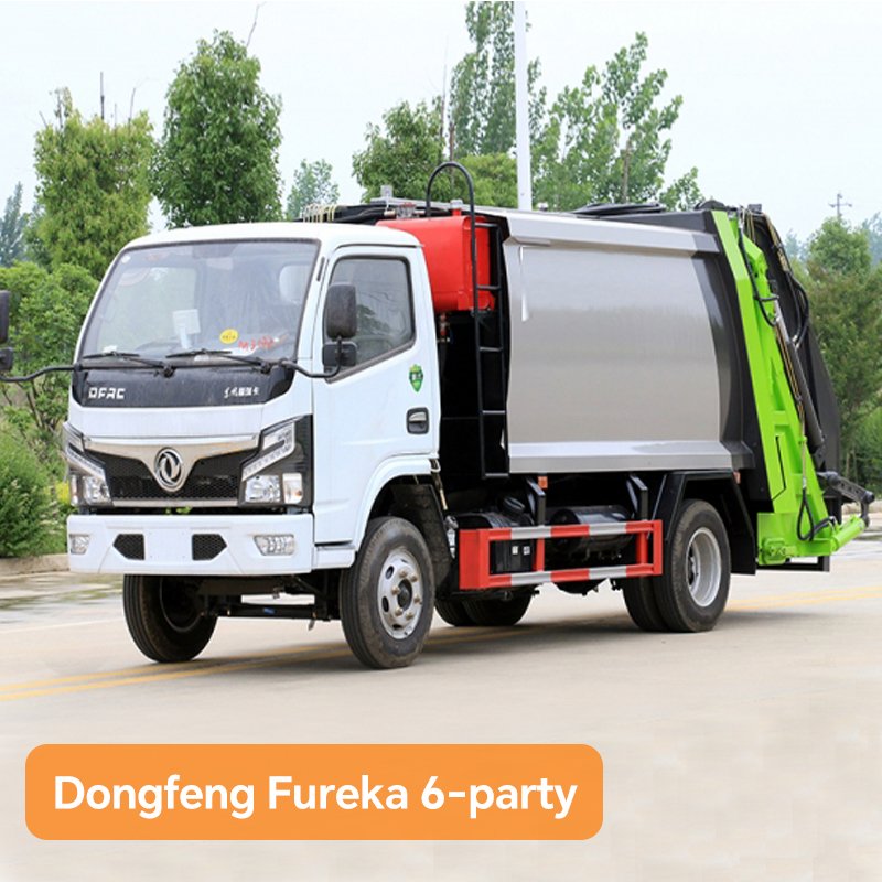 Dongfeng Fureka 6-party Compressed Garbage Truck