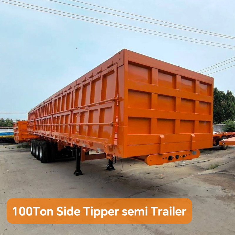 100Ton Side Tipper semi Trailer