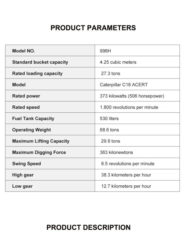 Loader 996H - Image 3