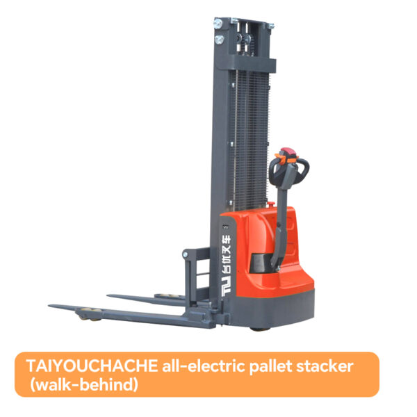 TAIYOUCHACHE all-electric pallet stacker (walk-behind)