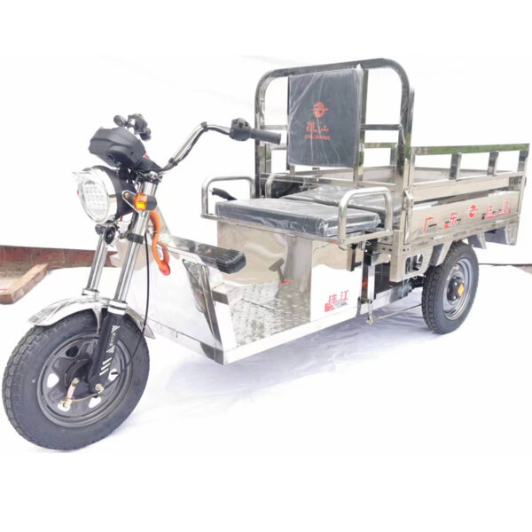Three-wheeled motorcycle 1.3 meters 800W18 controller31 tube shock front 300-12 rear 375-12 split rear axle - Image 3