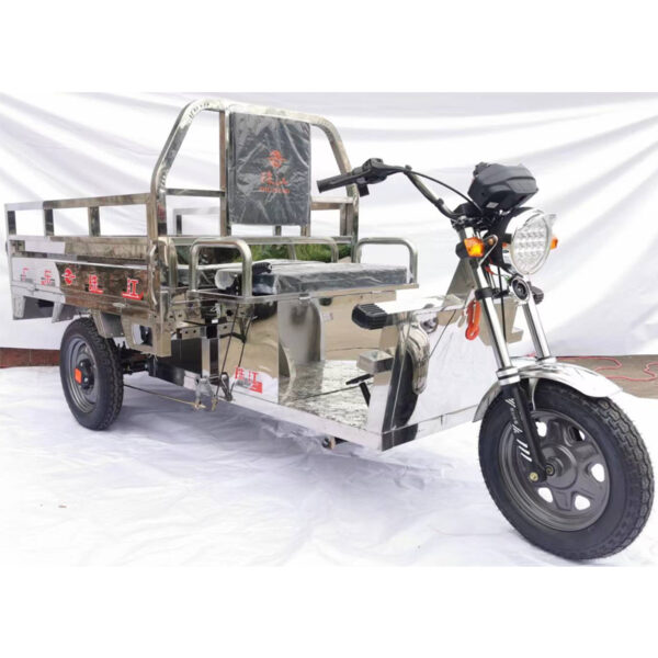 Three-wheeled motorcycle 1.6 meters 1000W18 controller 37 tube shock front 350-12 rear 400-12 integrated rear axle - Image 3