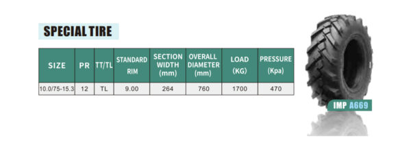 Annaichi IMP A669 agricultural tire - Image 2