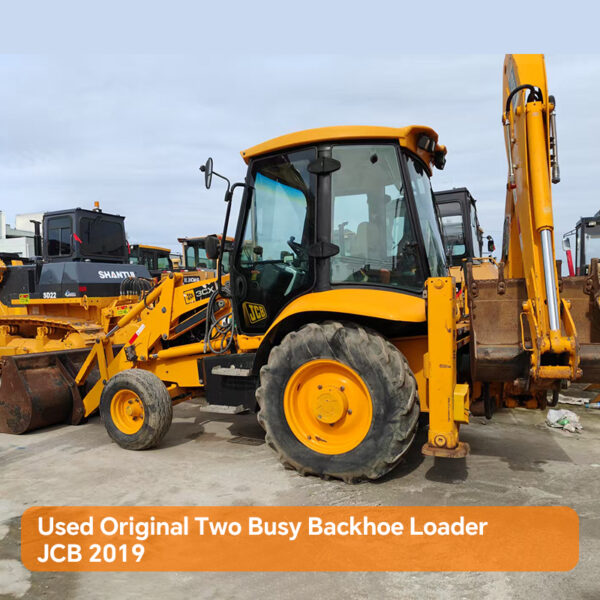 Used Original Two Busy Backhoe Loader JCB 2019