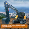The brand-new HYUNDAI HX130 excavator can be equipped with a hydraulic breaker - Image 2