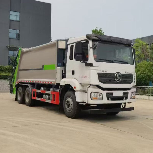 SHACMAN De'Longhi 64 Rear 8-wheel 20~22 square meters compressed garbage trucks - Image 3